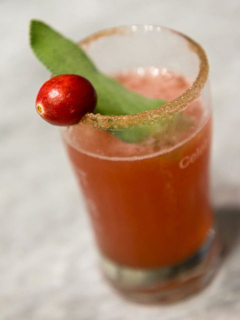 Cranberry Sage Cocktail