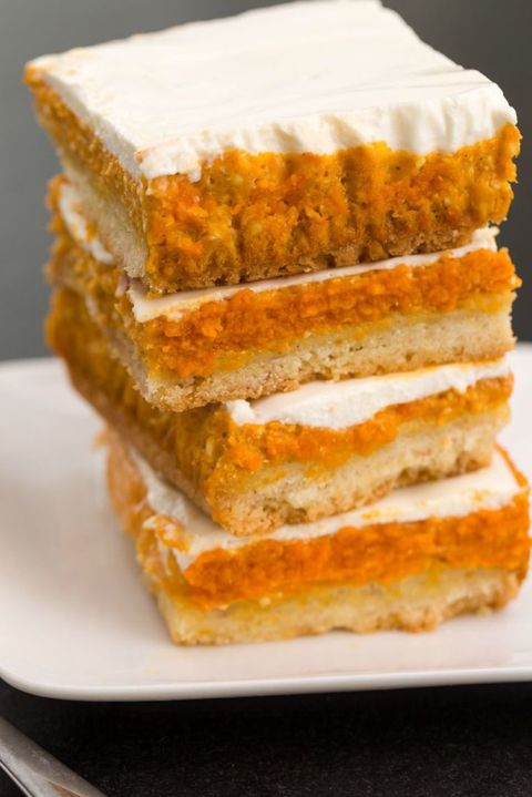 Pumpkin cheesecake layer bars