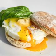 Fried Egg On English Muffin