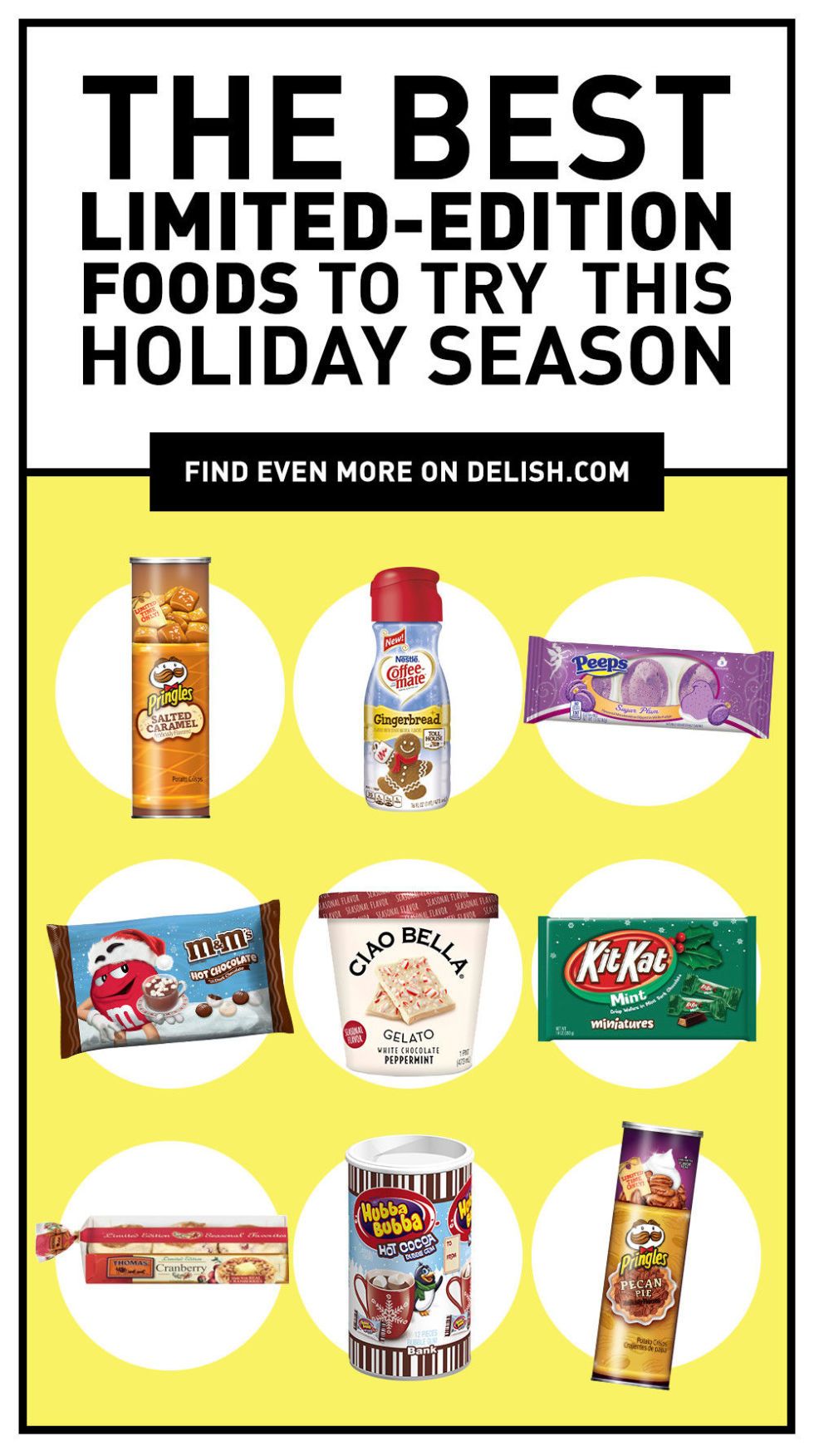 Best Holiday Snacks At Grocery Stores - Peppermint Chocolate - Delish.com