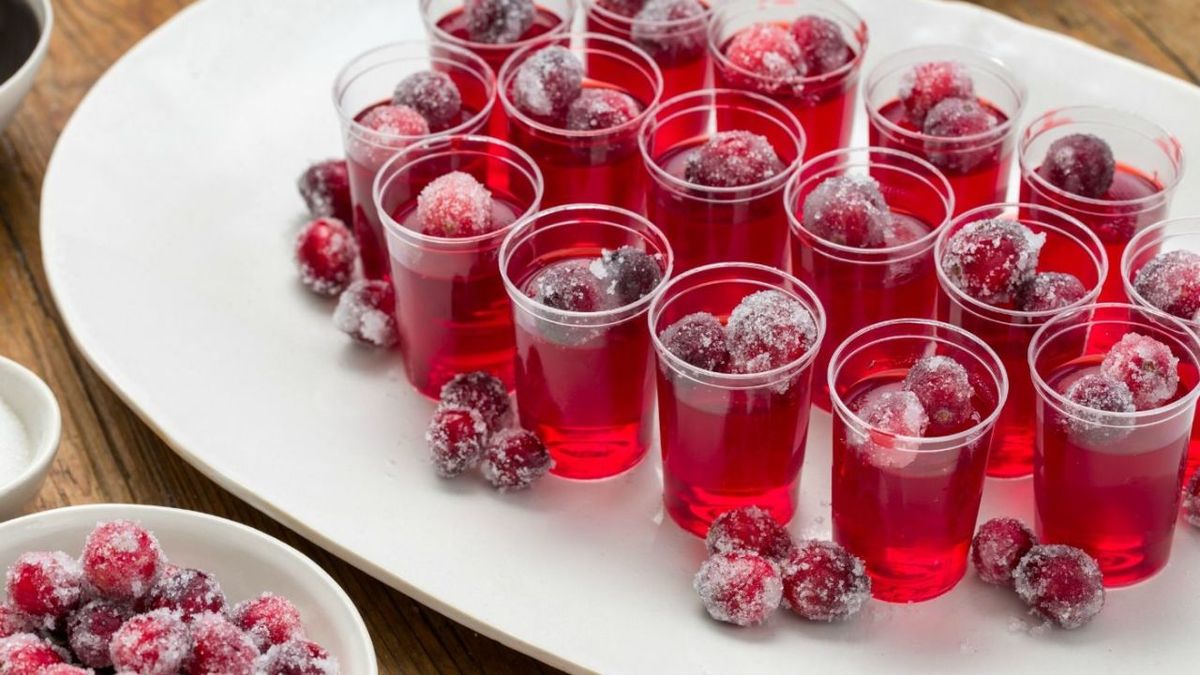 preview for Cranberry Jell-O Shots Will Help You Really Get Sauced This Thanksgiving!