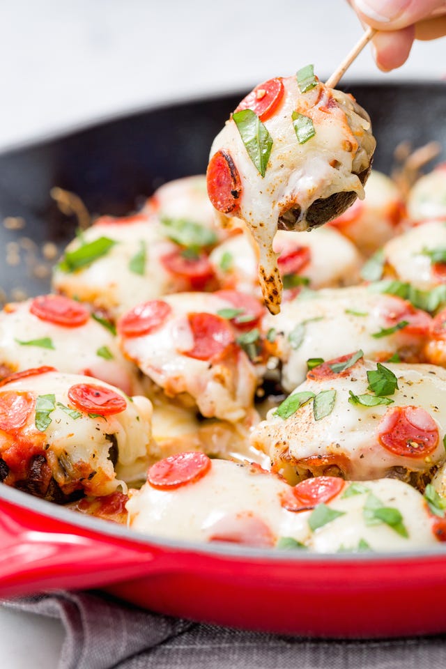 pizza stuffed mushrooms