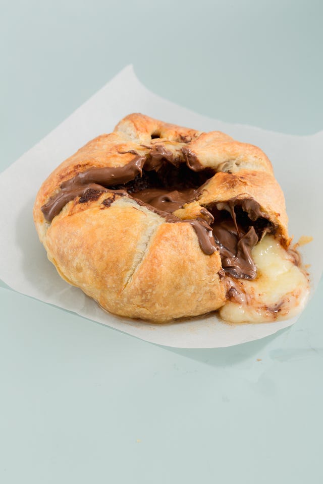 Nutella Baked Brie in Puff Pastry Â