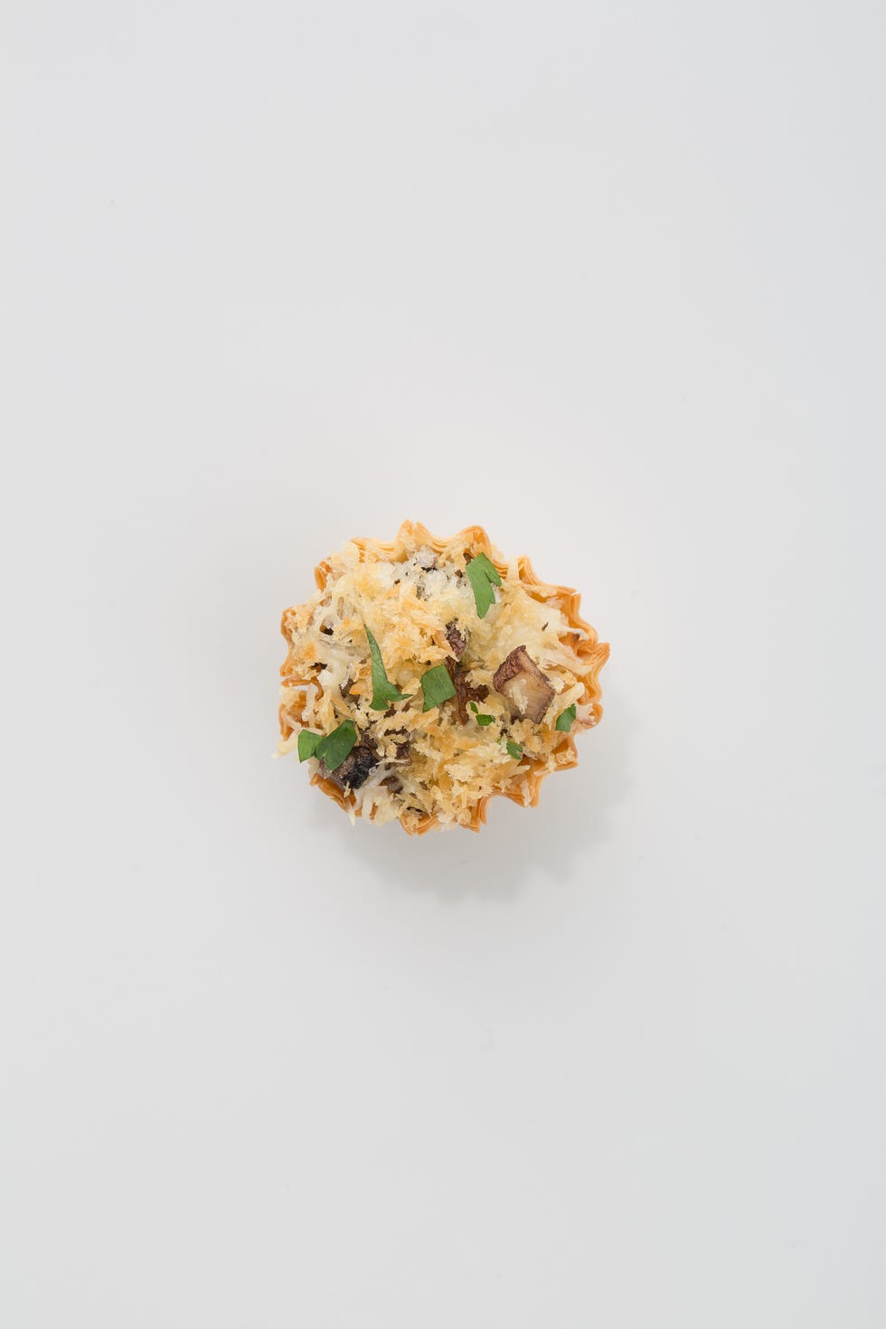 Stuffed Mushroom Phyllo Cups