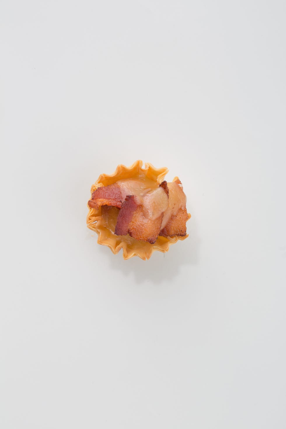 Bacon-Smoked Gouda Phyllo Cups