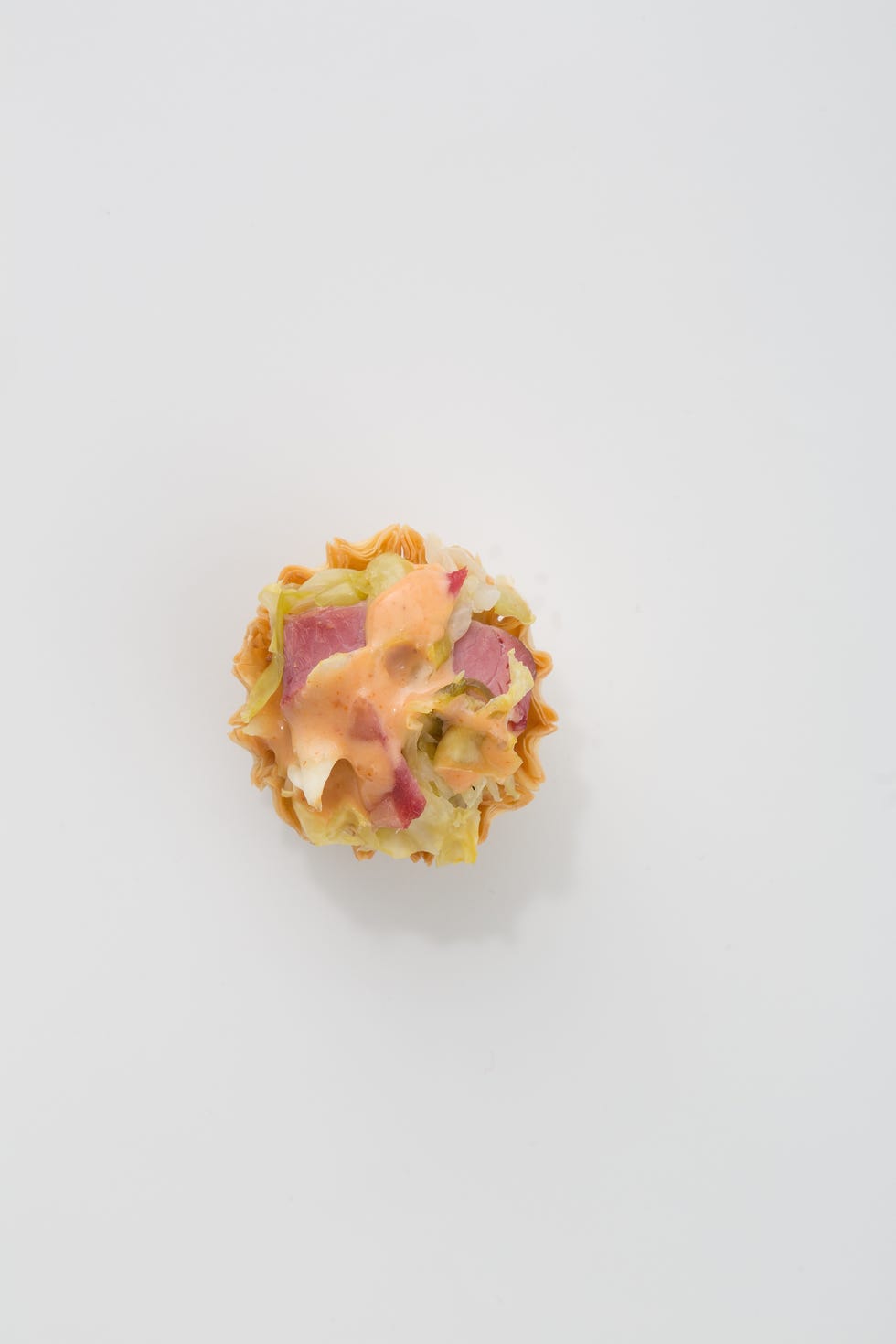 Reuben Phyllo Cups