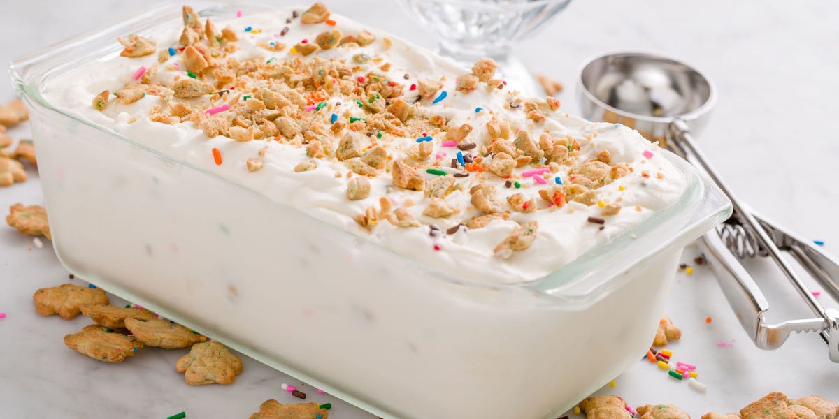 Dunkaroos No-Churn Ice Cream
