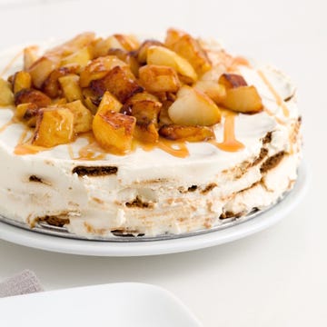 caramel apple cheesecake icebox cake