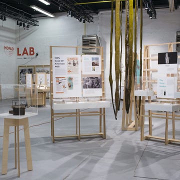 Interior design, Exhibition, Collection, Visual arts, Plywood, Art gallery, Art exhibition, Stool, Museum, 