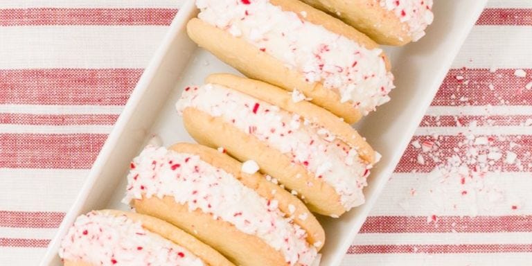 Peppermint Ice Cream Sandwiches