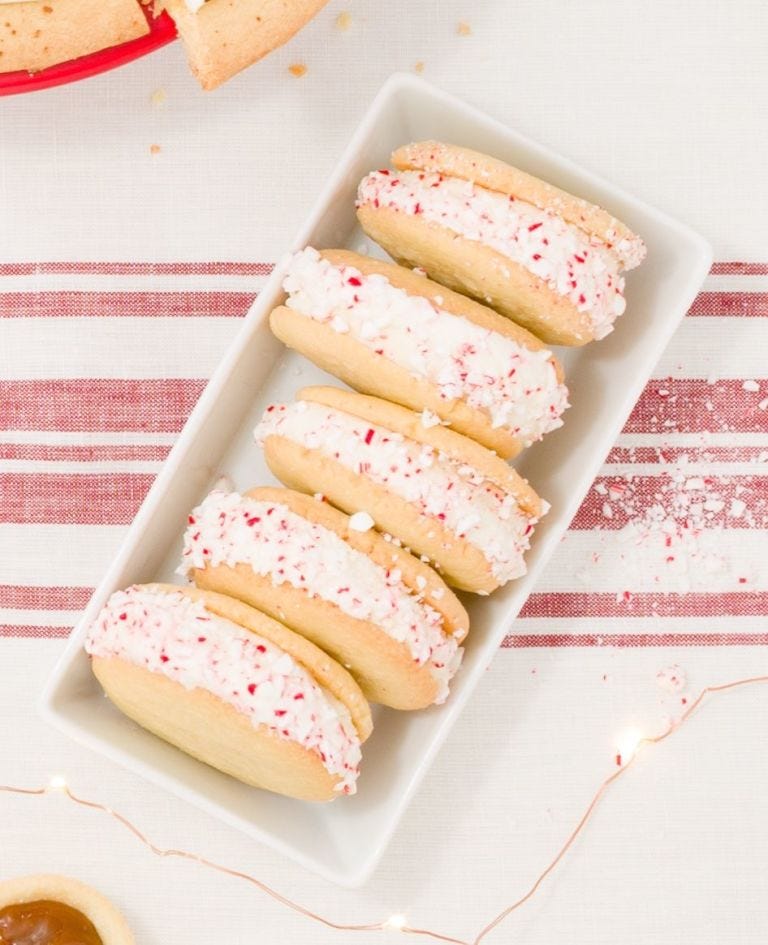 Peppermint Ice Cream Sandwiches