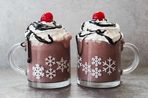 chocolate covered cherry hot chocolate