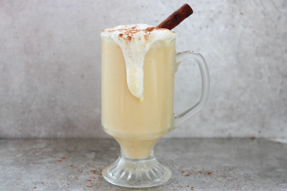 pumpkin spice eggnog hot chocolate