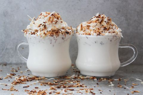 toasted coconut hot chocolate