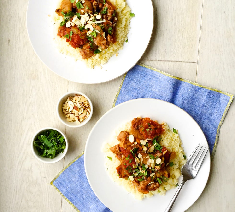 Chicken Tagine with Figs and Almonds