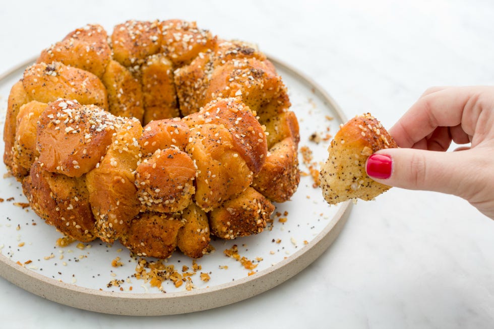 Everything bagel monkey bread