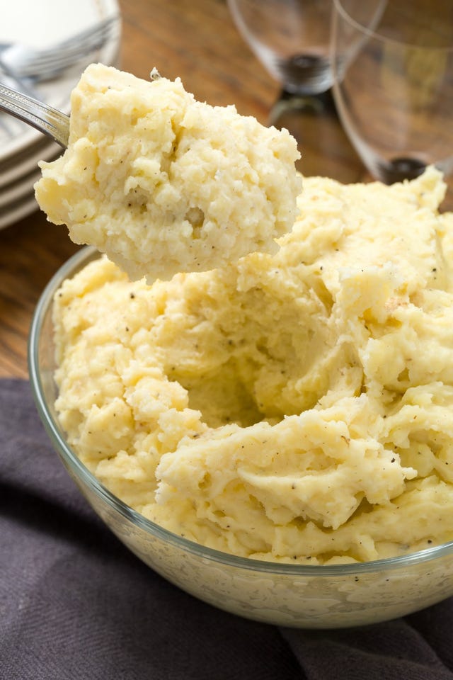Thanksgiving Three-Cheese Mashed Potatoes