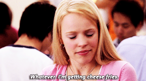 Mean Girls Cheese Fries Gif