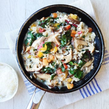 Wild Mushroom and Swiss Chard Risotto
