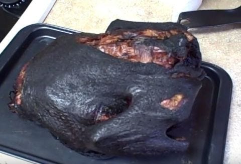 burnt turkey