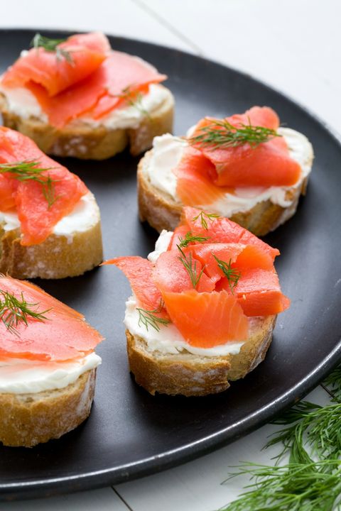 Dish, Food, Cuisine, Bruschetta, Smoked salmon, appetizer, Hors d'oeuvre, Ingredient, Canapé, Finger food, 