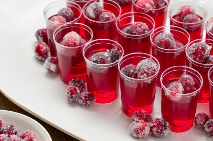 cranberry jell-o shots - delish.com