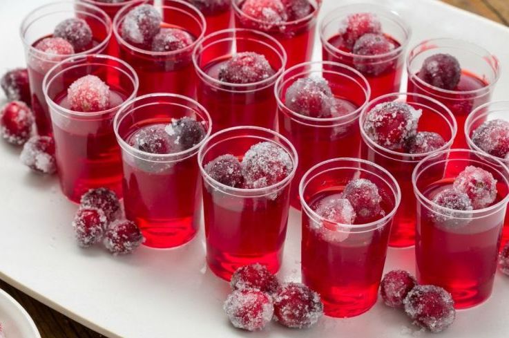 cranberry jell-o shots - delish.com