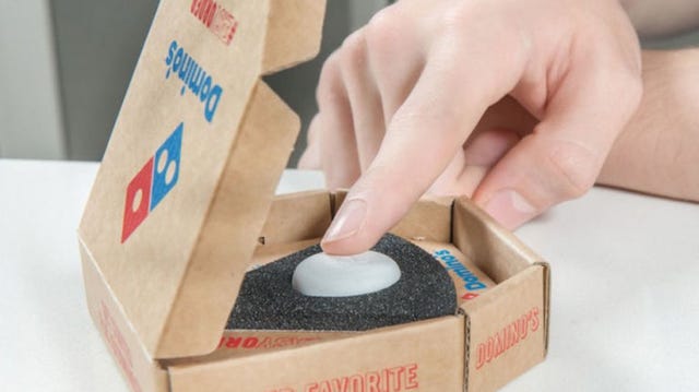 Domino's Pizza Button