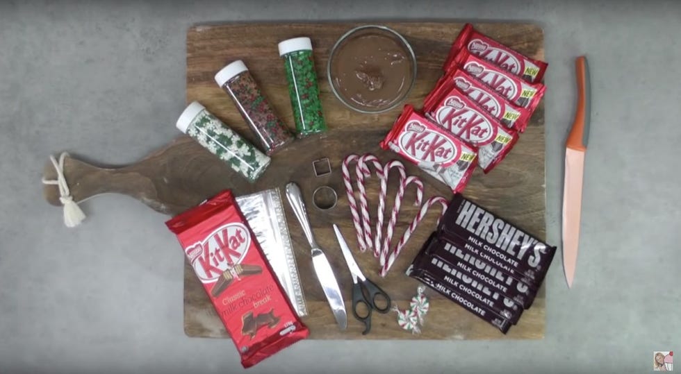 Confectionery, Fork, Snack, Dessert, Bottle, Chocolate, Junk food, Cigar, Kitchen utensil, Candy, 