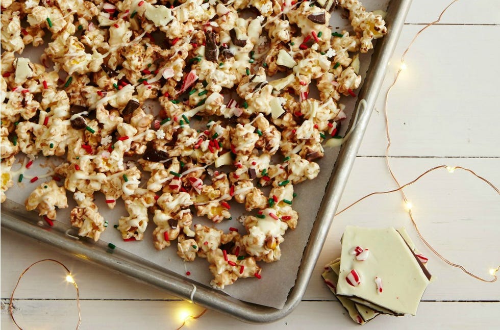 Peppermint Bark Popcorn