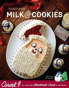 Carvel santa cake