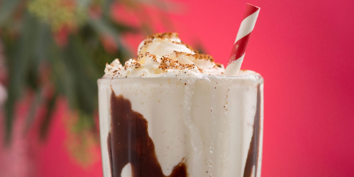 Chocolate Eggnog Milkshake