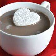 Heart hot cocoa