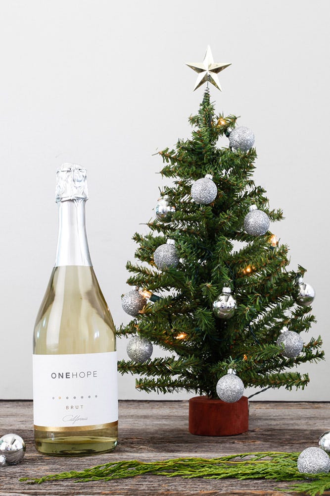 Glass bottle, Bottle, Drink, Christmas tree, Christmas decoration, Woody plant, Holiday, Alcoholic beverage, Christmas, Evergreen, 
