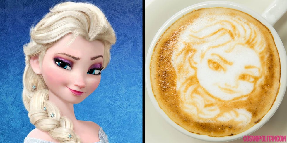 Drinkware, Cup, Lip, Cheek, Serveware, Drink, Hairstyle, Forehead, Single-origin coffee, Flat white, 