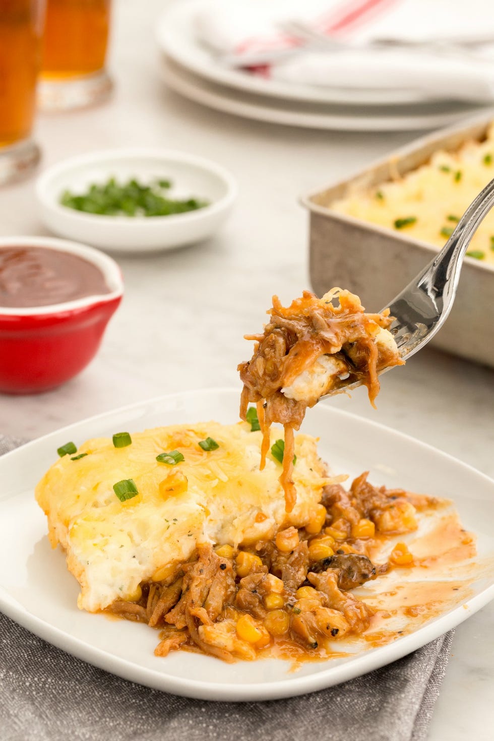 pulled pork casserole