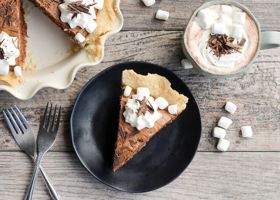 Hot Chocolate French Silk Pie