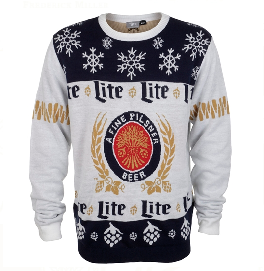 Miller Lite Holiday Sweater