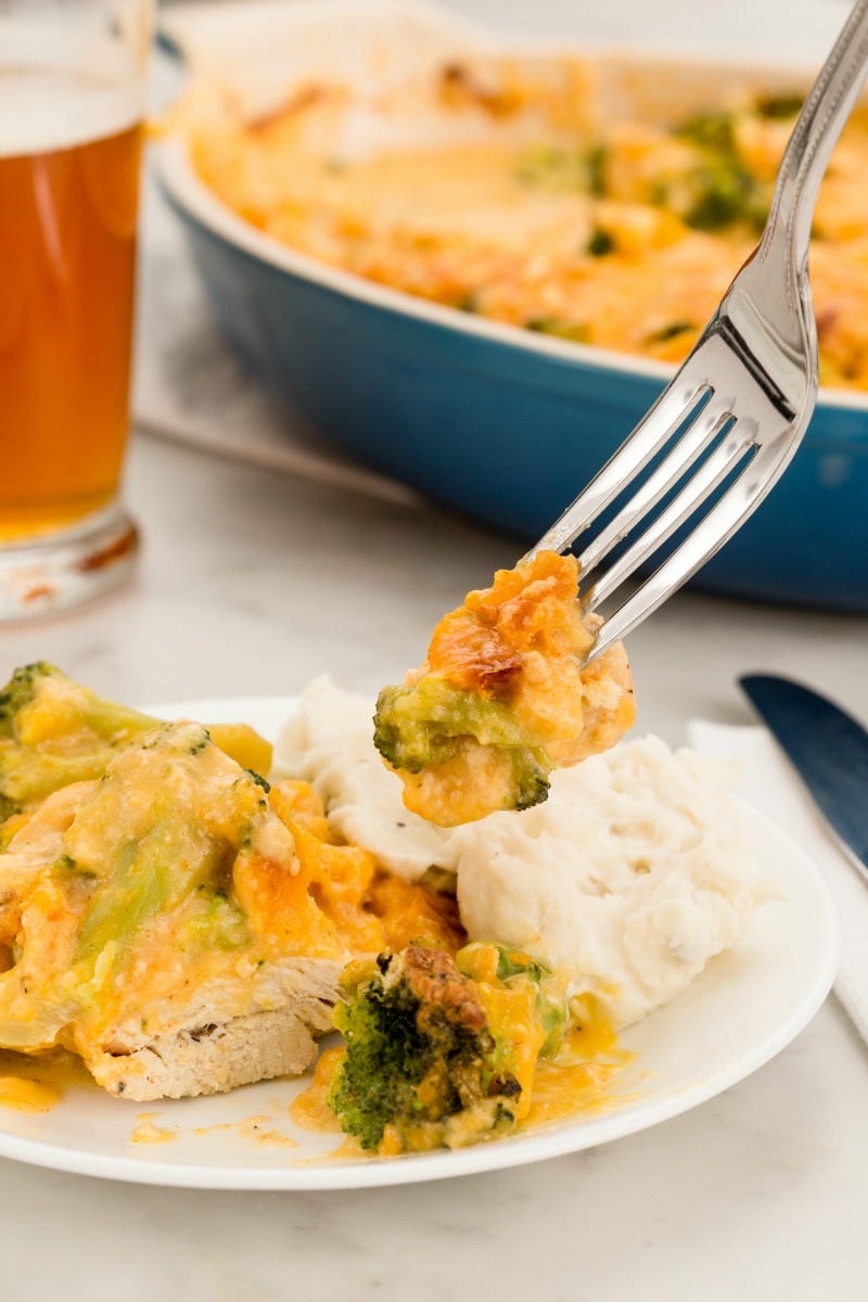 Broccoli Cheddar Chicken Bite