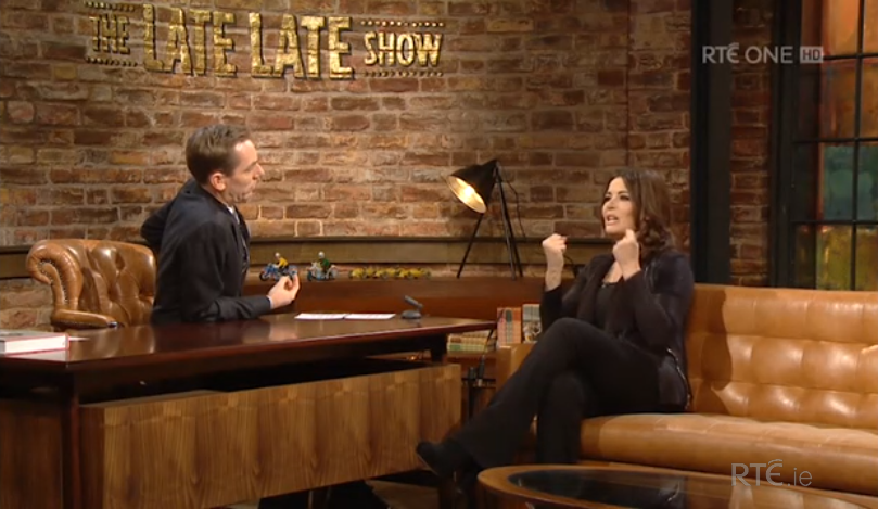 Nigella Lawson on Late Late Show