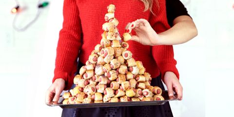 How to Make a Pigs in a Blanket Christmas Tree