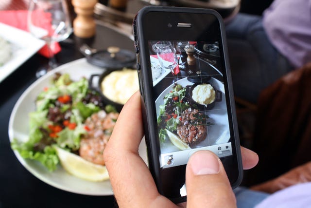 Mobile phone, Communication Device, Electronic device, Gadget, Display device, Portable communications device, Smartphone, Dishware, Tableware, Food, 