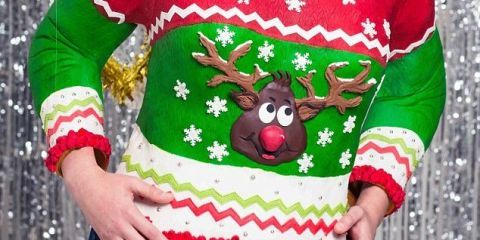 Rudolph ugly hot sale christmas sweater