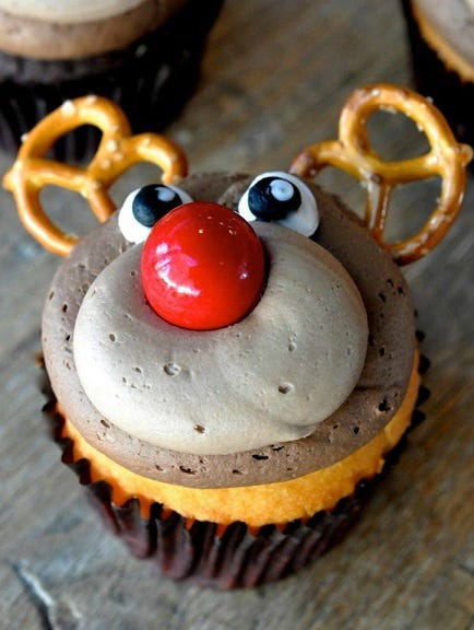 Cupcake, Food, Dessert, Baked goods, Sweetness, Cake, Ingredient, Orange, Baking cup, Cake decorating supply, 