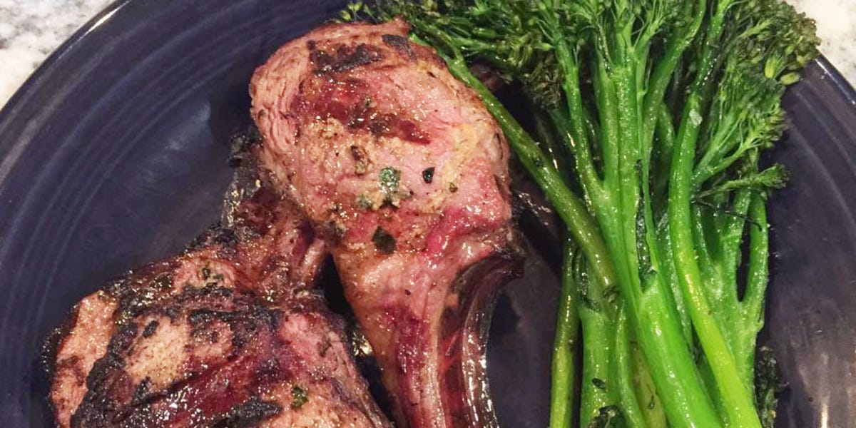 Grilled Herb Spiced Lamb Chops