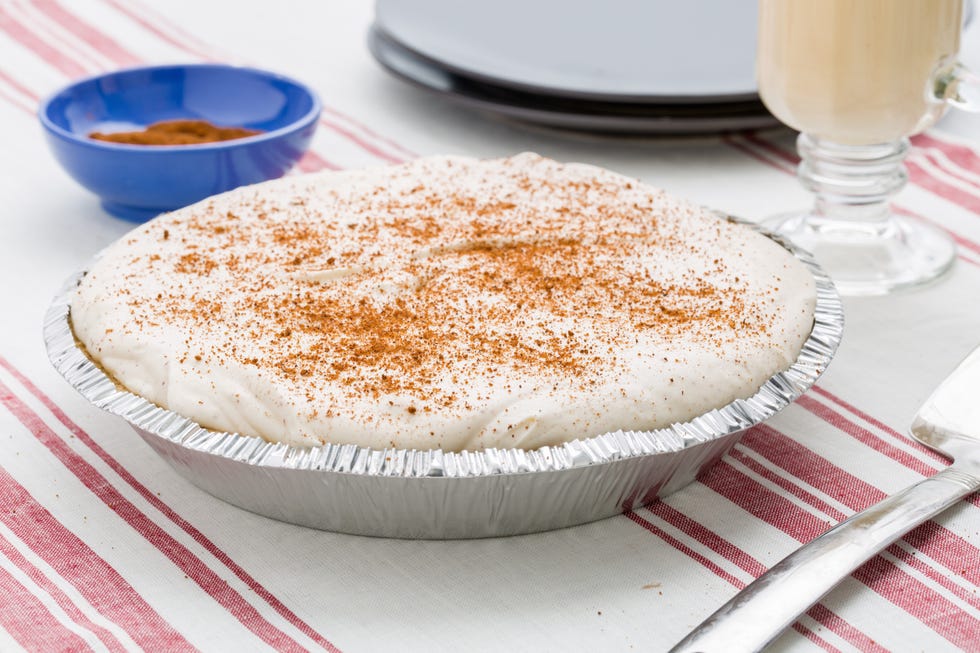 delish eggnog cheesecake