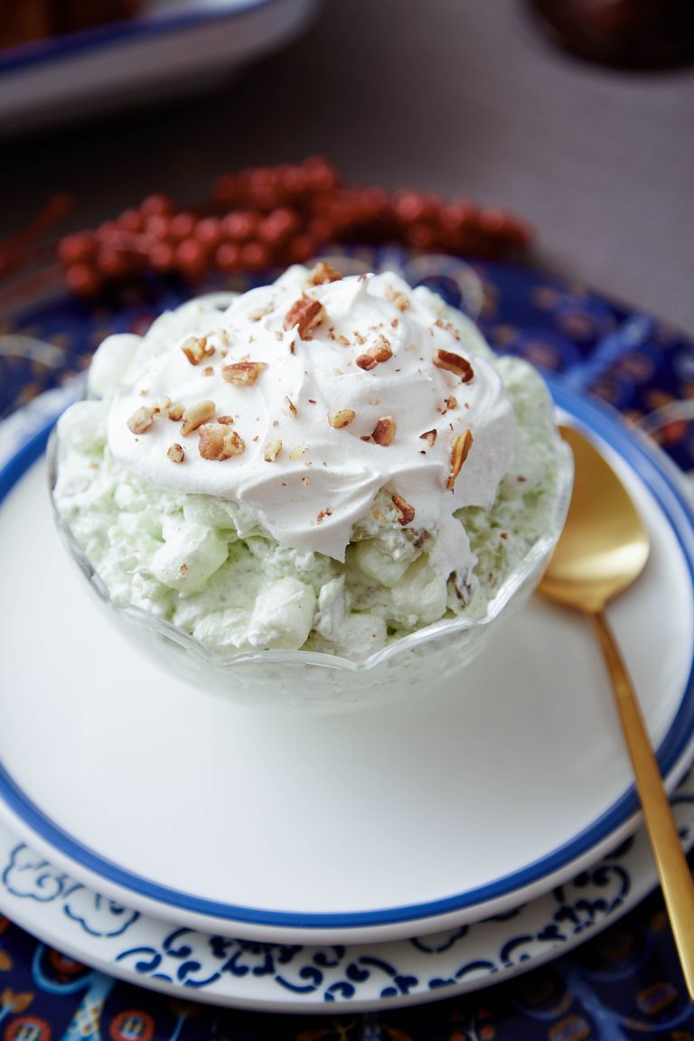 Watergate Salad | 23 Quick & Easy Vegetarian Christmas Dinner Recipes