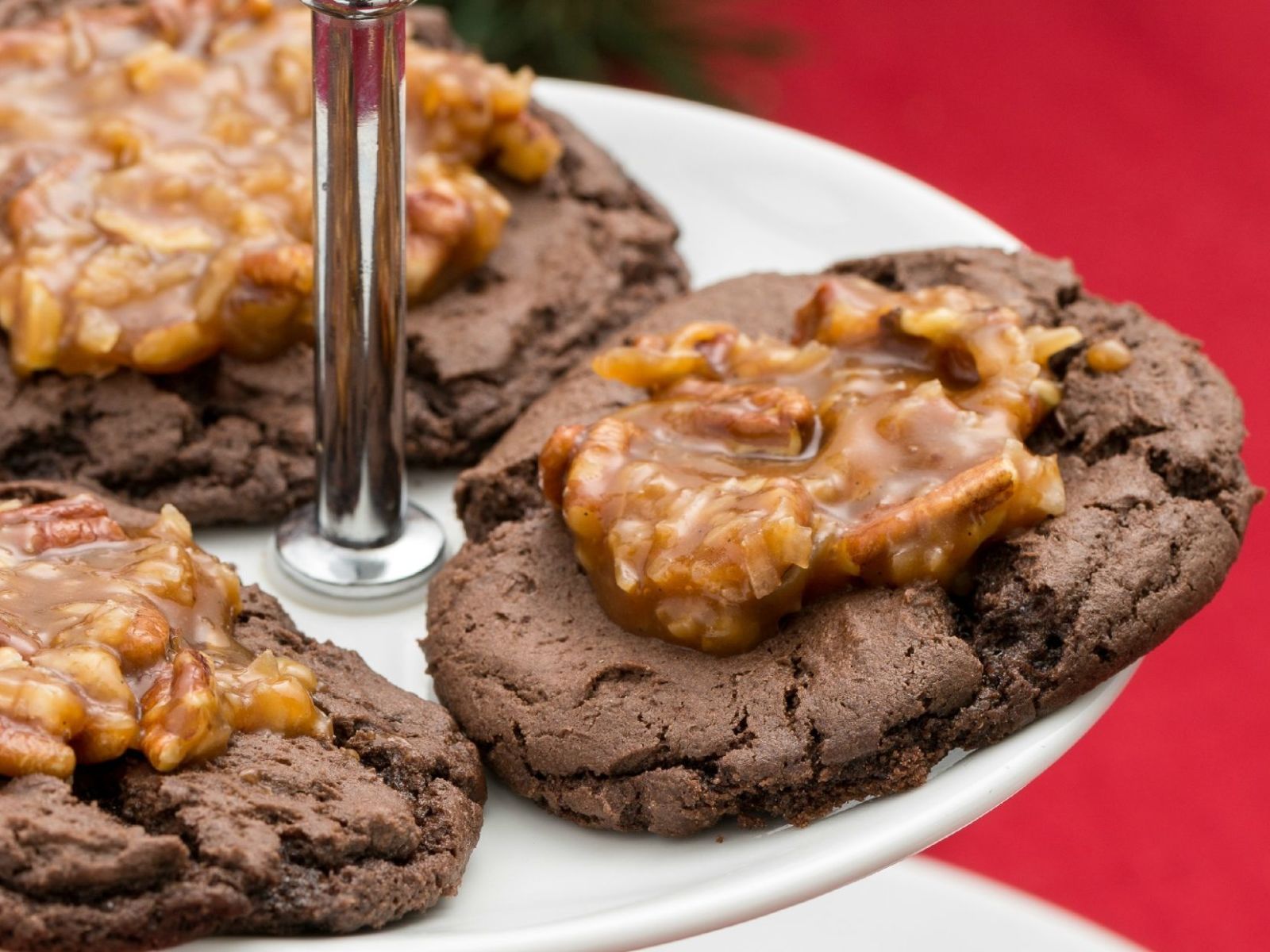Double Chocolate Peanut Butter Cake Mix Cookies - Table for Seven