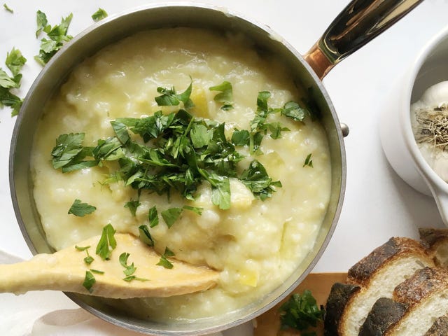 Potato, Leek and Barley Soup