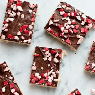 Chocolate Peppermint Shortbread